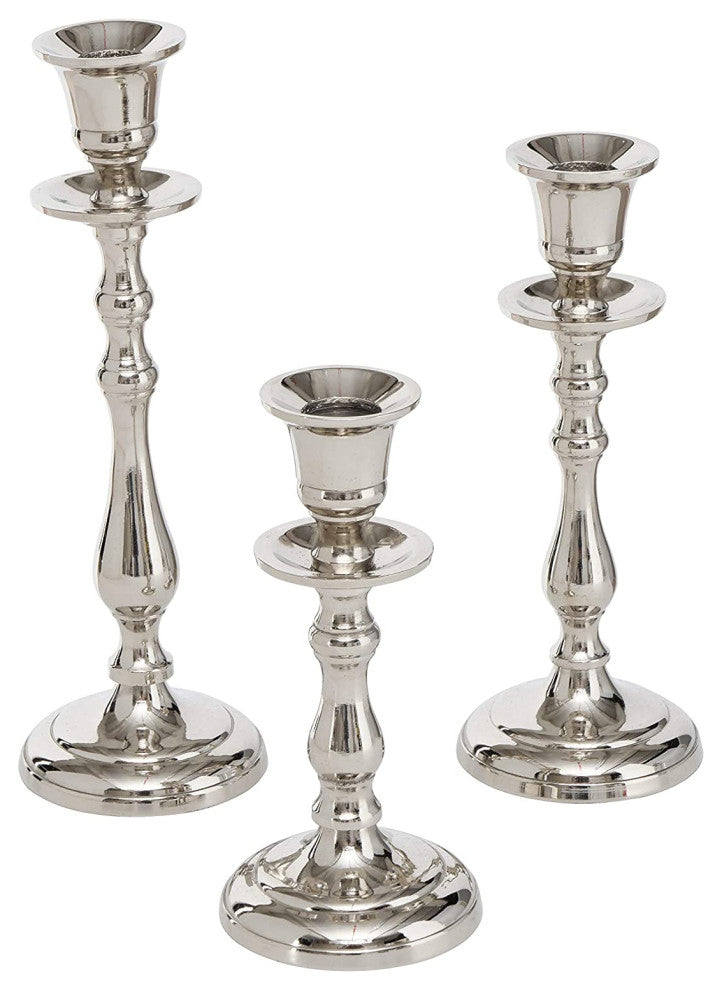 3 Piece Taper  Candlestick Holder Set