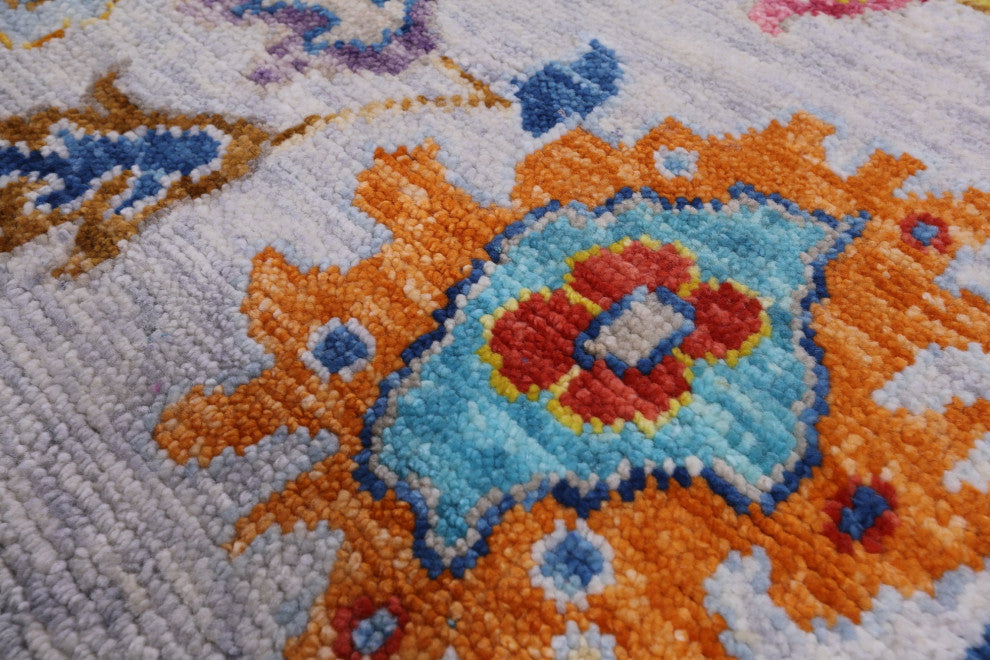 8' 9" X 12' 0" Turkish Oushak Handmade Wool Rug - Q14817