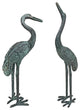 Pair of Medium Bronze Cranes