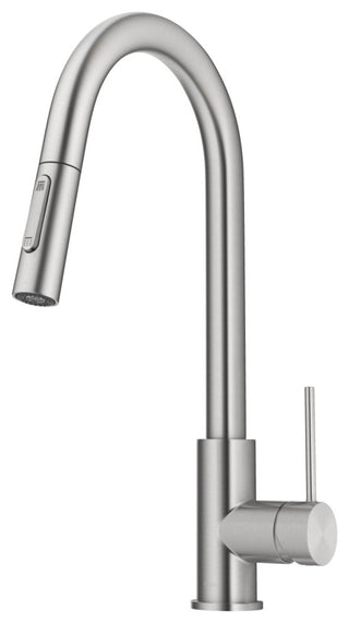 Oletto Pull-Down 1-Hole Kitchen Faucet, Spot Free Stainless Steel