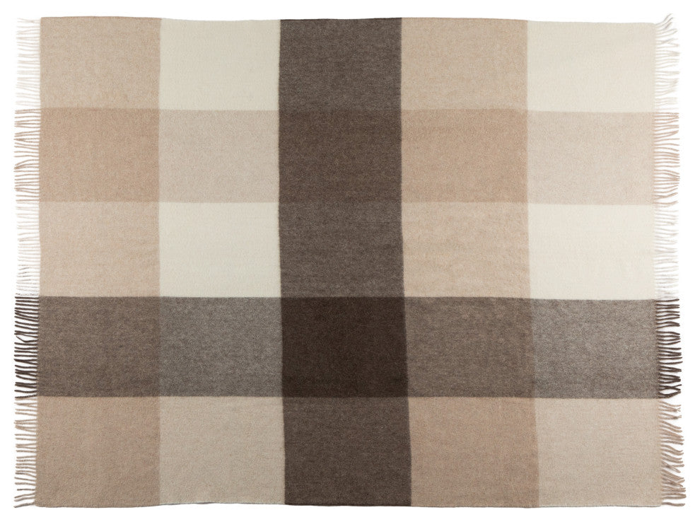 Recycled Alpaca Wool Blend Throws