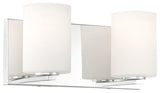 Access Lighting 62581LEDDLP/OPL Oslo 2 Light 14"W LED Vanity - Chrome