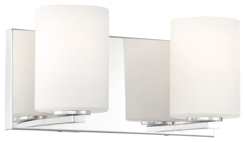 Access Lighting 62581LEDDLP/OPL Oslo 2 Light 14"W LED Vanity - Chrome