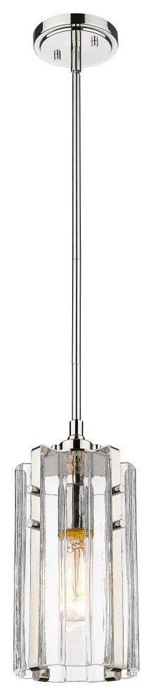 Zlite 3036MP-PN 1-Light Mini Pendant, Clear