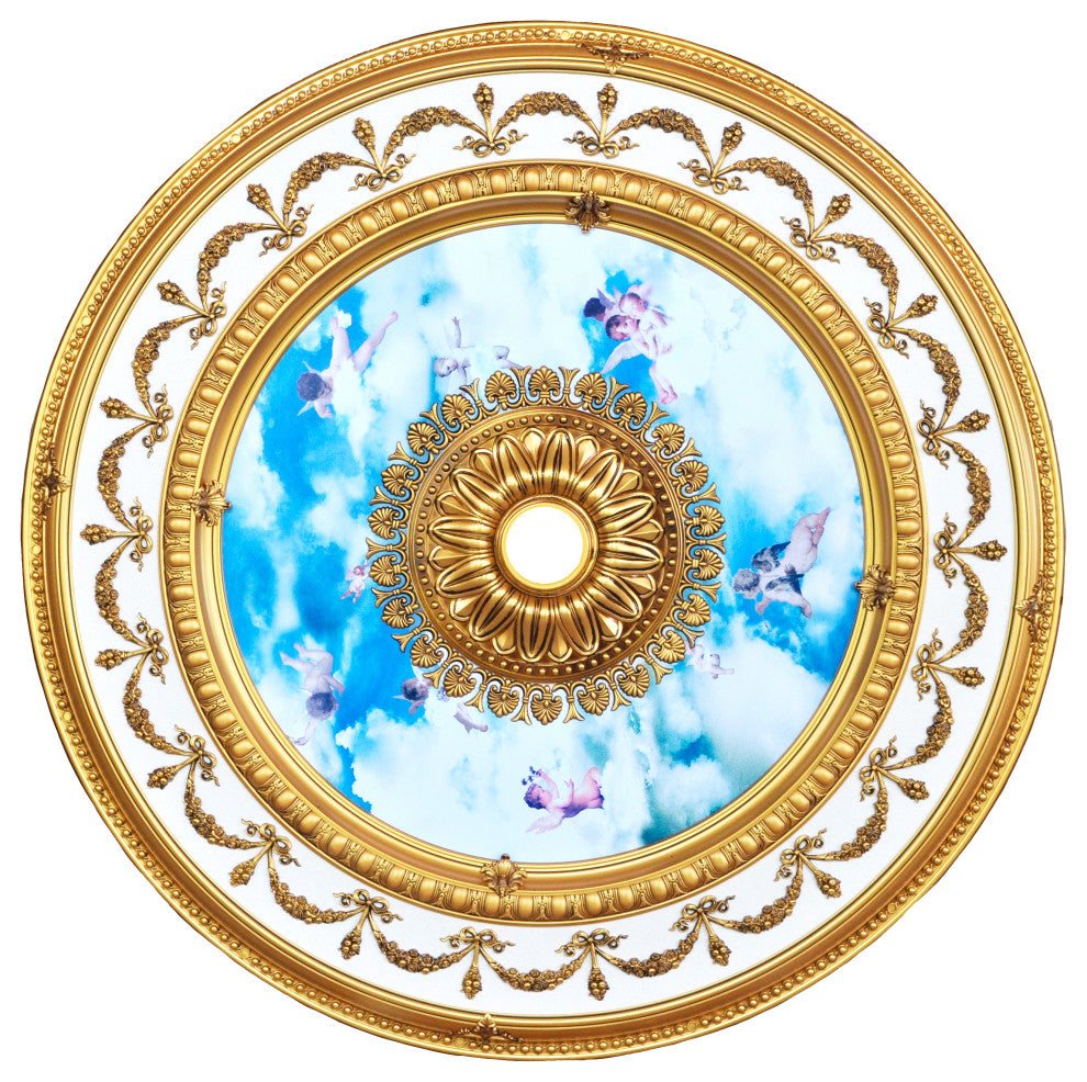 Artistry Lighting, Round 60" Antique Gold Ceiling Medallion (ART15-CF-021)