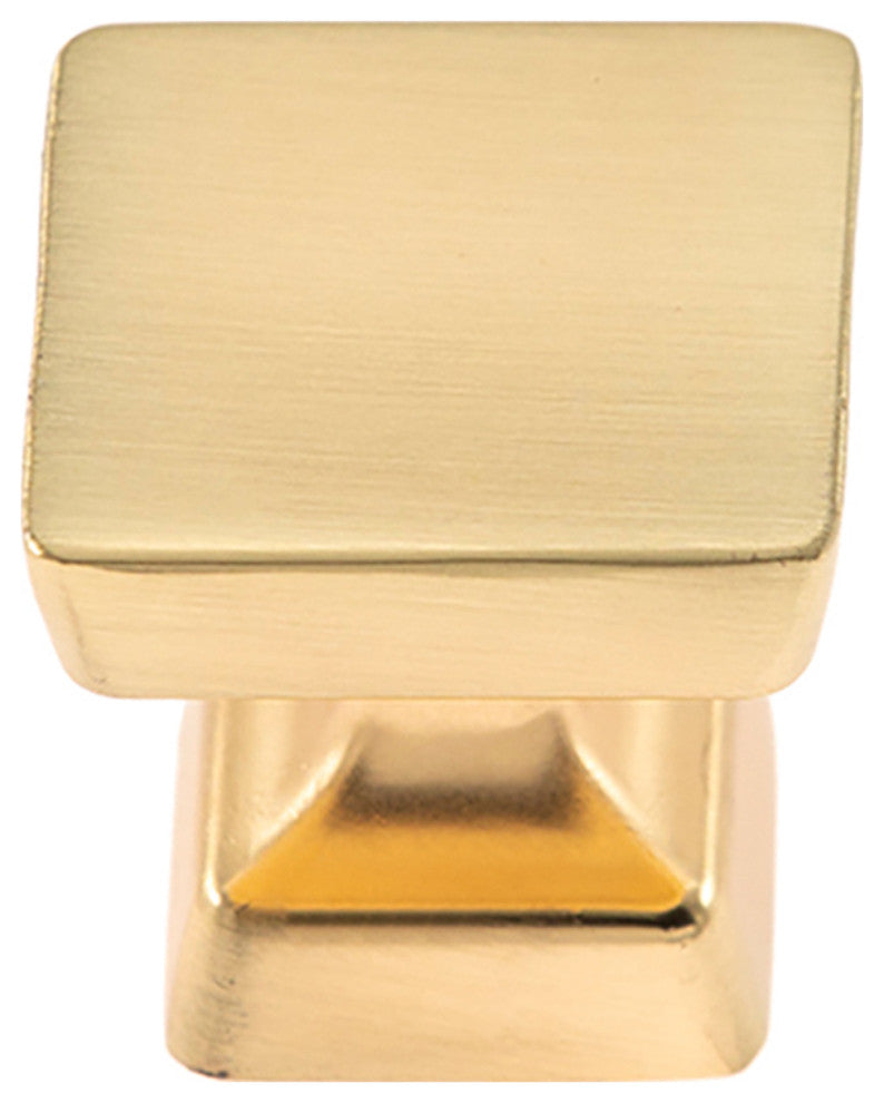 Utopia Alley Zinc Cabinet Pull/Knob, Brushed Brass, Knob, 1 Pack