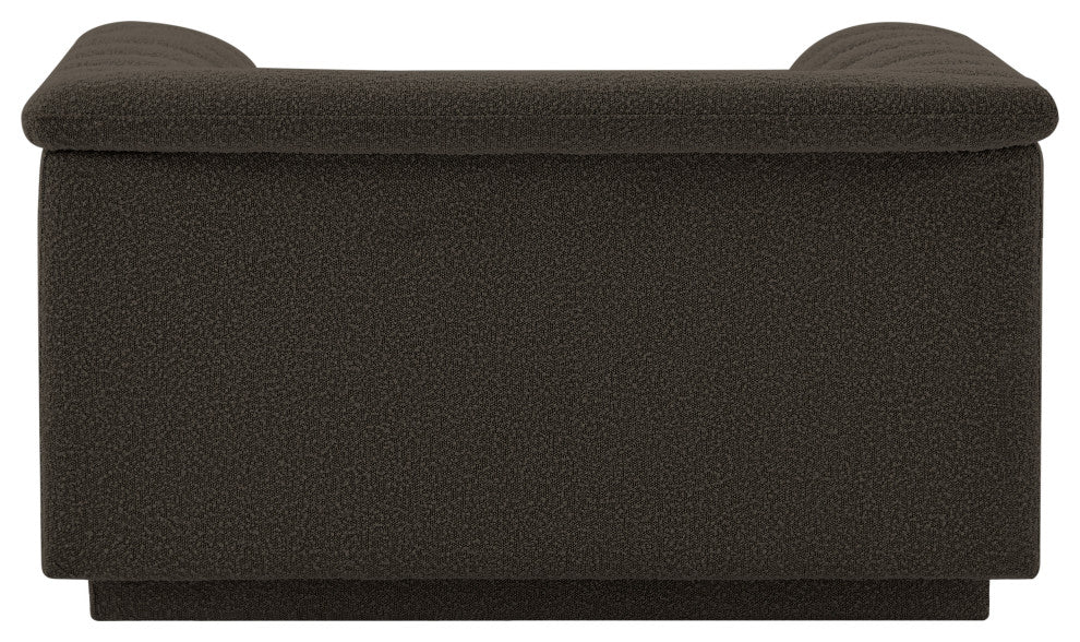 Cascade Upholstered Set, Brown, Boucle Fabric, Chair