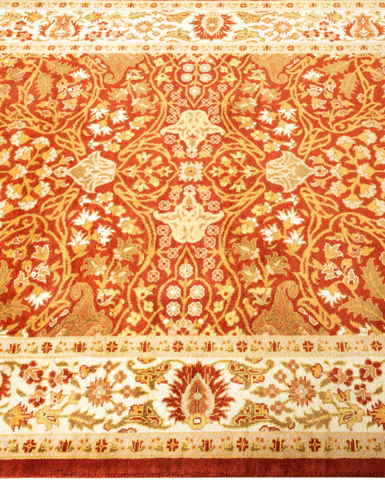 MOGUL, Hand Knotted Area Rug 12' 7" X 3' 2"