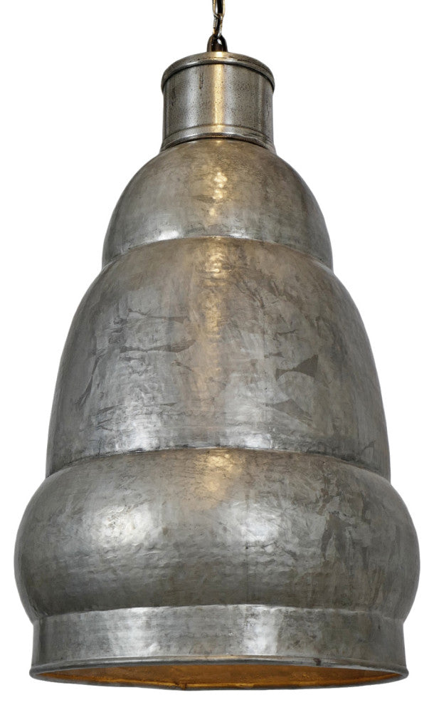 Hammered Nickel Shalet Pendant