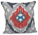 Original, Geometric Print Pillow, Gray, 16"x16"