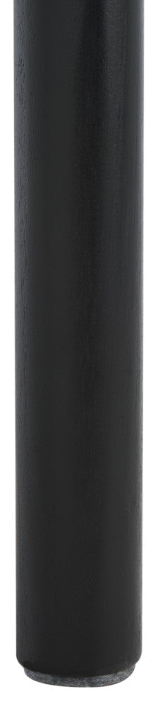 Safavieh Couture Jeremiah Woven Leather Dining Chair, Black