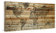 "Lost in the World" Painting Print on Natural Pine Wood, 24"x12"