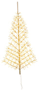 5' Gold Wall Mount LED Tree