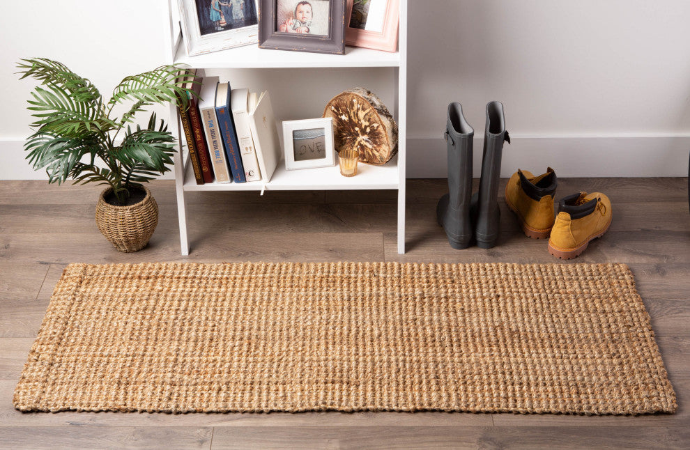 Golden Jute Floor Runner 22X60