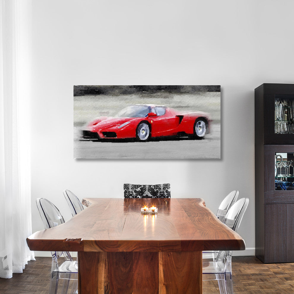 "2002 Ferrari Enzo Watercolor" Fine Art Print