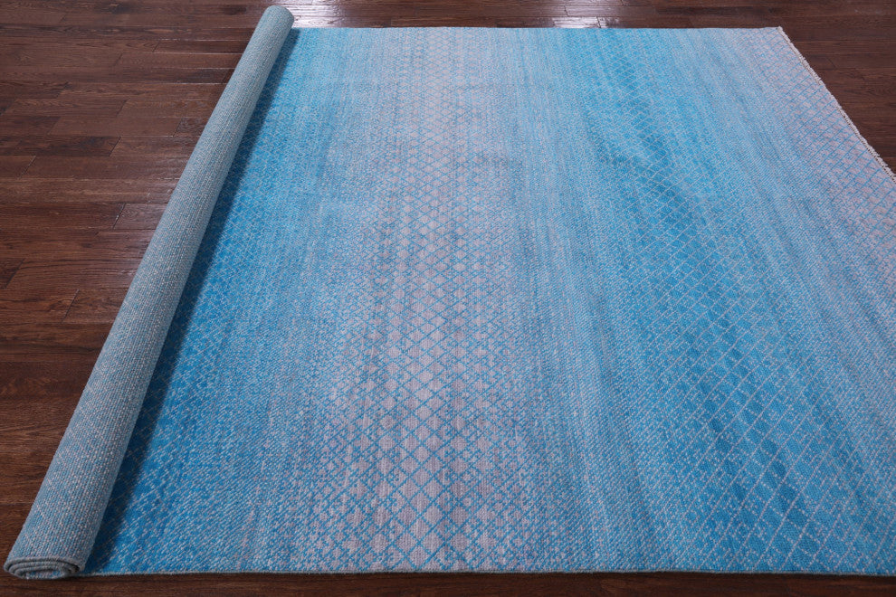 Savannah Grass Handmade Wool Rug 8' 0" X 10' 2" - Q13237