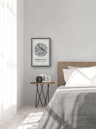 "Minneapolis" Framed Painting Print, 8x12