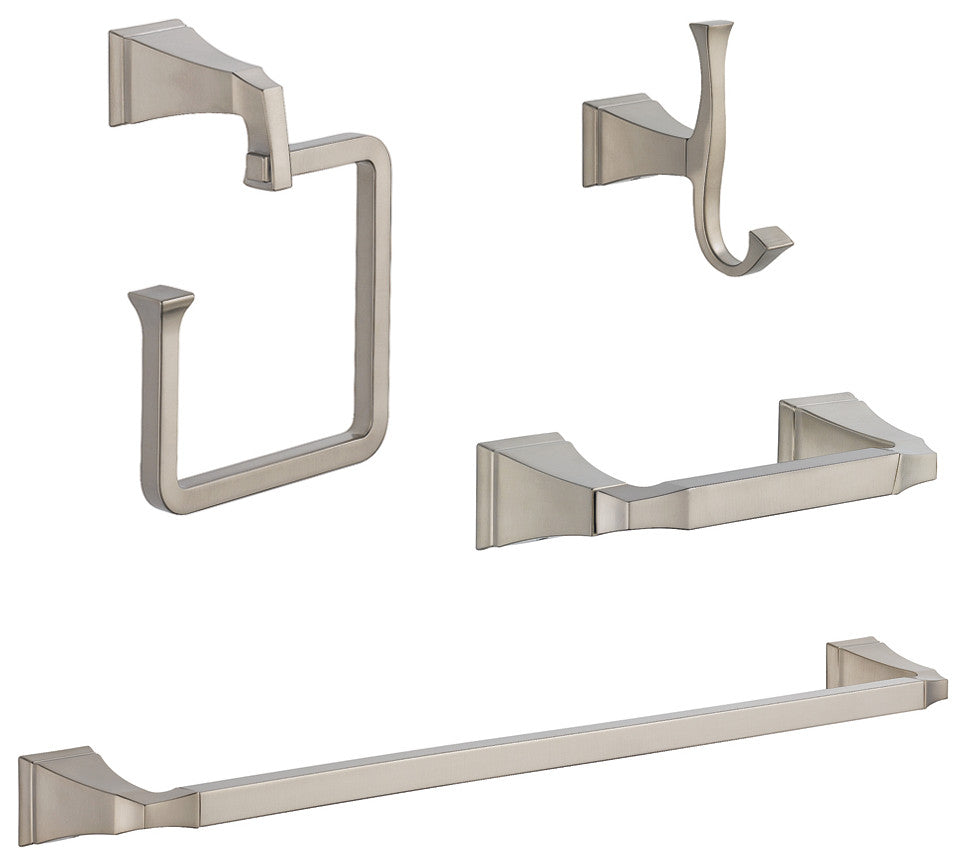 Delta Dryden 4-Piece Accessory Kit, Stainless