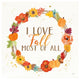"Harvest Wishes I" Digital Paper Print by Jess Aiken, 38"x38"