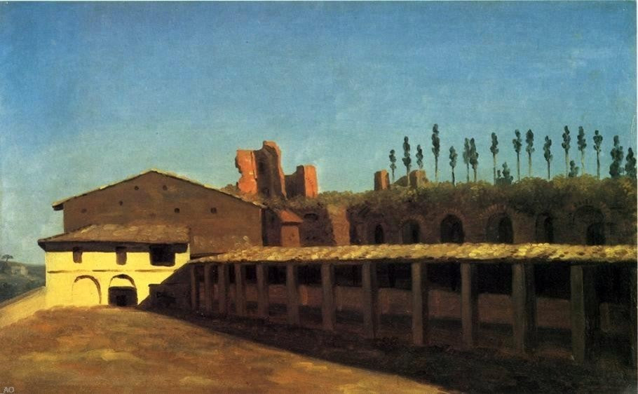 Pierre-Henri De Valenciennes Buildings Wrapped Canvas