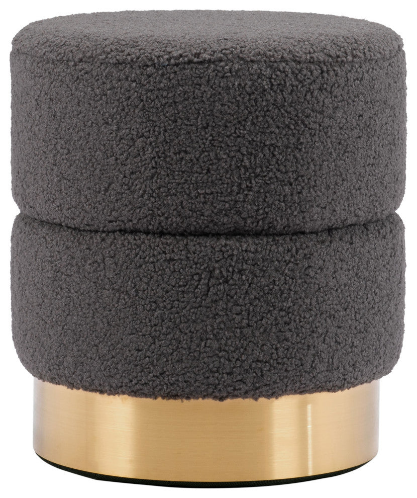 Eureka Ottoman Dark Gray