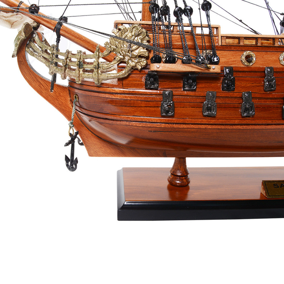 San Felipe Small With Display Case Museum-quality Fully Assembled Model Ship