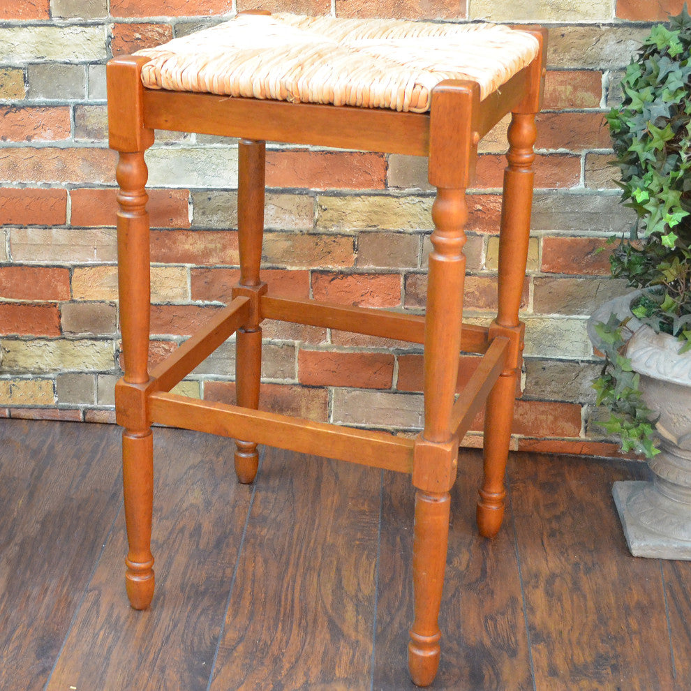 Thomasville Rta 29" Bar Stool, Walnut