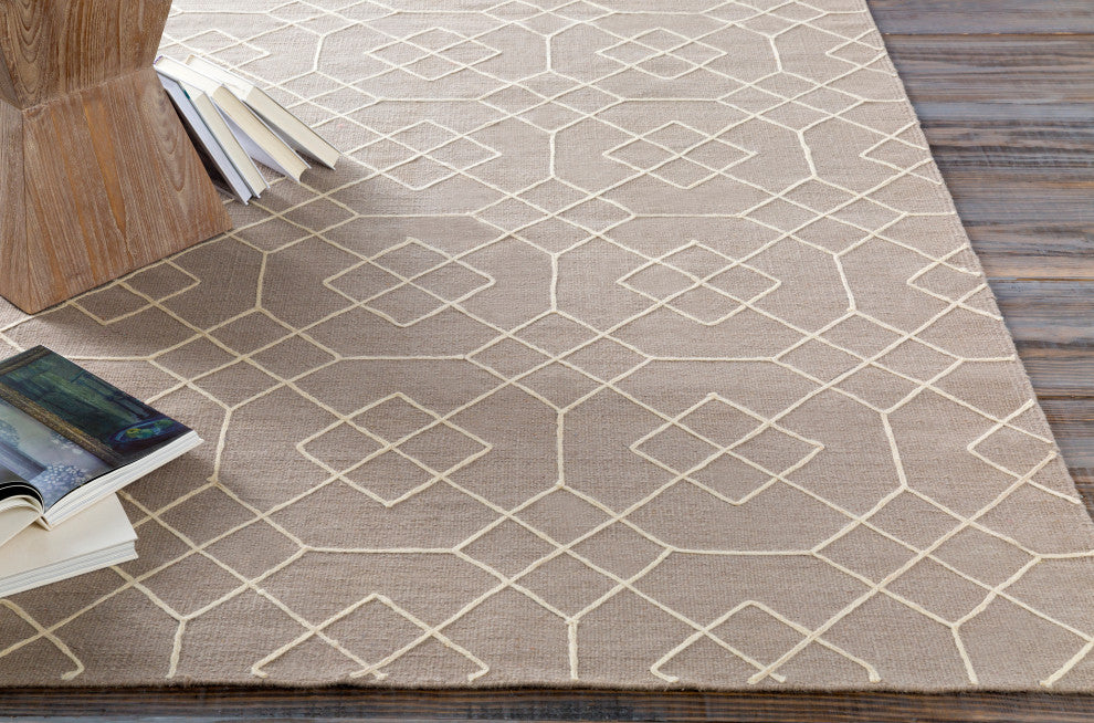 Surya Seabrook SBK-9000 3'6"x5'6" Rug, Taupe/Beige