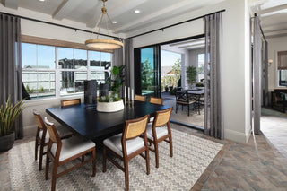 Perry Square Dining Table, Ebony Oak, 72"x72"