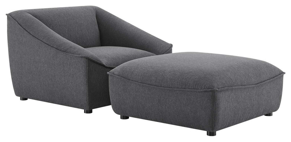 Comprise 2-Piece Living Room Set Charcoal