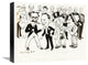 "Marx Brothers - Duck Soup - Drawings 03" Canvas Giclee, 16"x13"