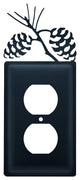 Single Outlet Cover, Pinecone