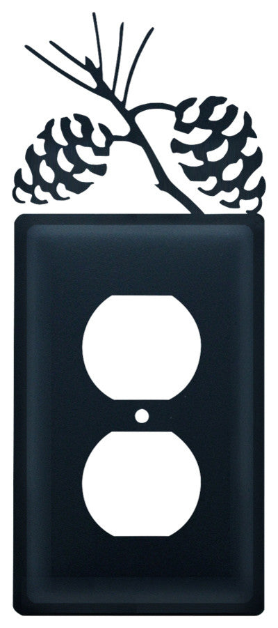 Single Outlet Cover, Pinecone