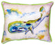 Pair of Betsy Drake Whale Large Indoor/Outdoor Pillows 16x20