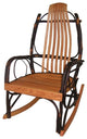 Amish Bentwood Rocker, Hickory & Oak