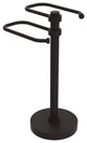 Free Standing Two Arm Guest Towel Holder, Oil Rubbed Bronze