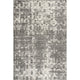 Nuloom Machine Made Transitional Mist Shades Rug, Grey 6'7"x9'