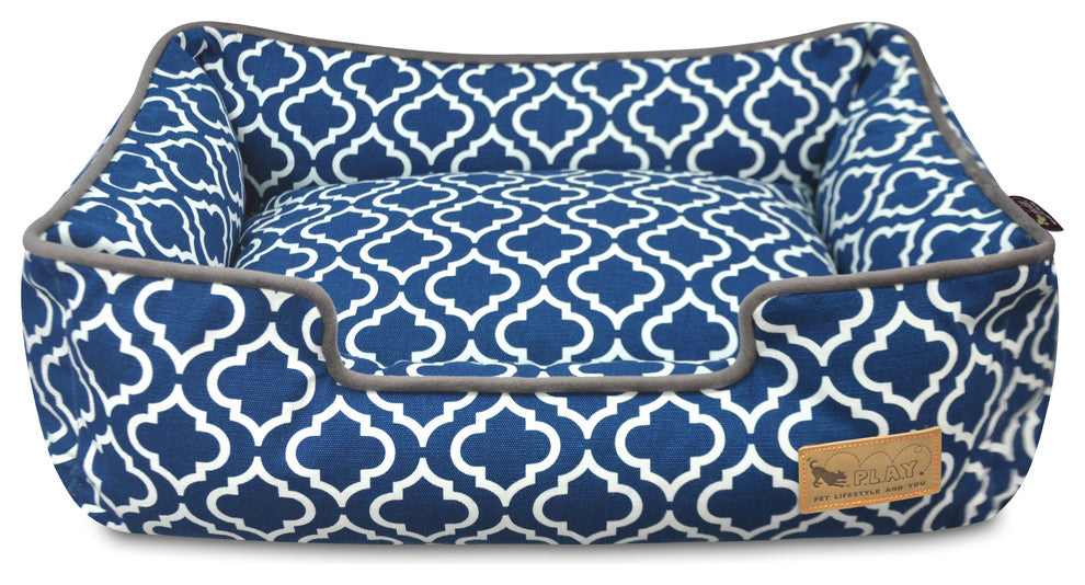 Lounge Bed Moroccan, Navy, Small