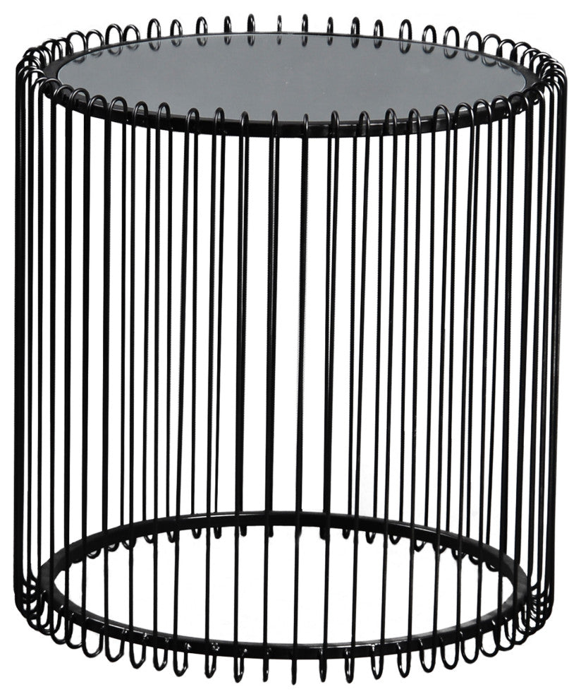 Contemporary Pool Side Table - Black