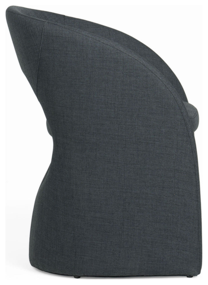 Modrest Brea Charcoal Fabric Dining Chair