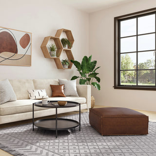 Brody Large Square Coffee Table Pouf
