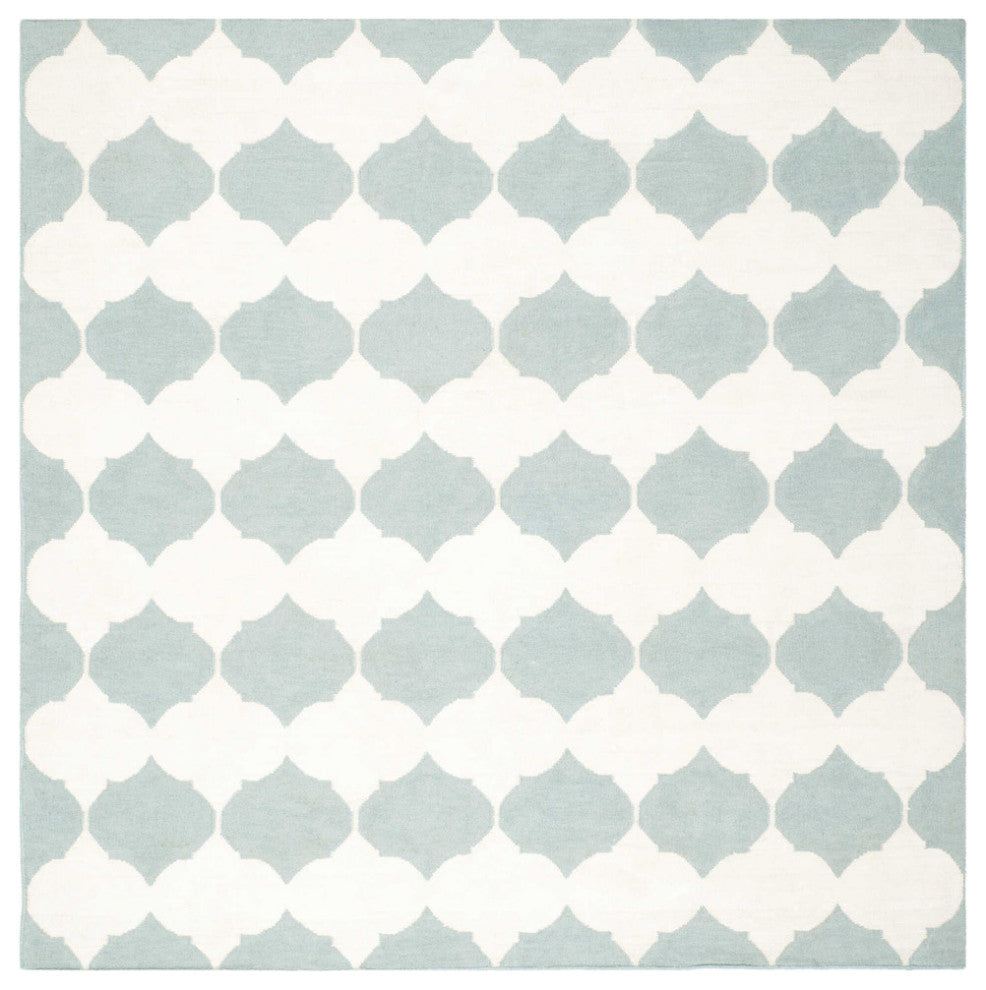 Safavieh Dhurries DHU624A 7' Square Blue Rug