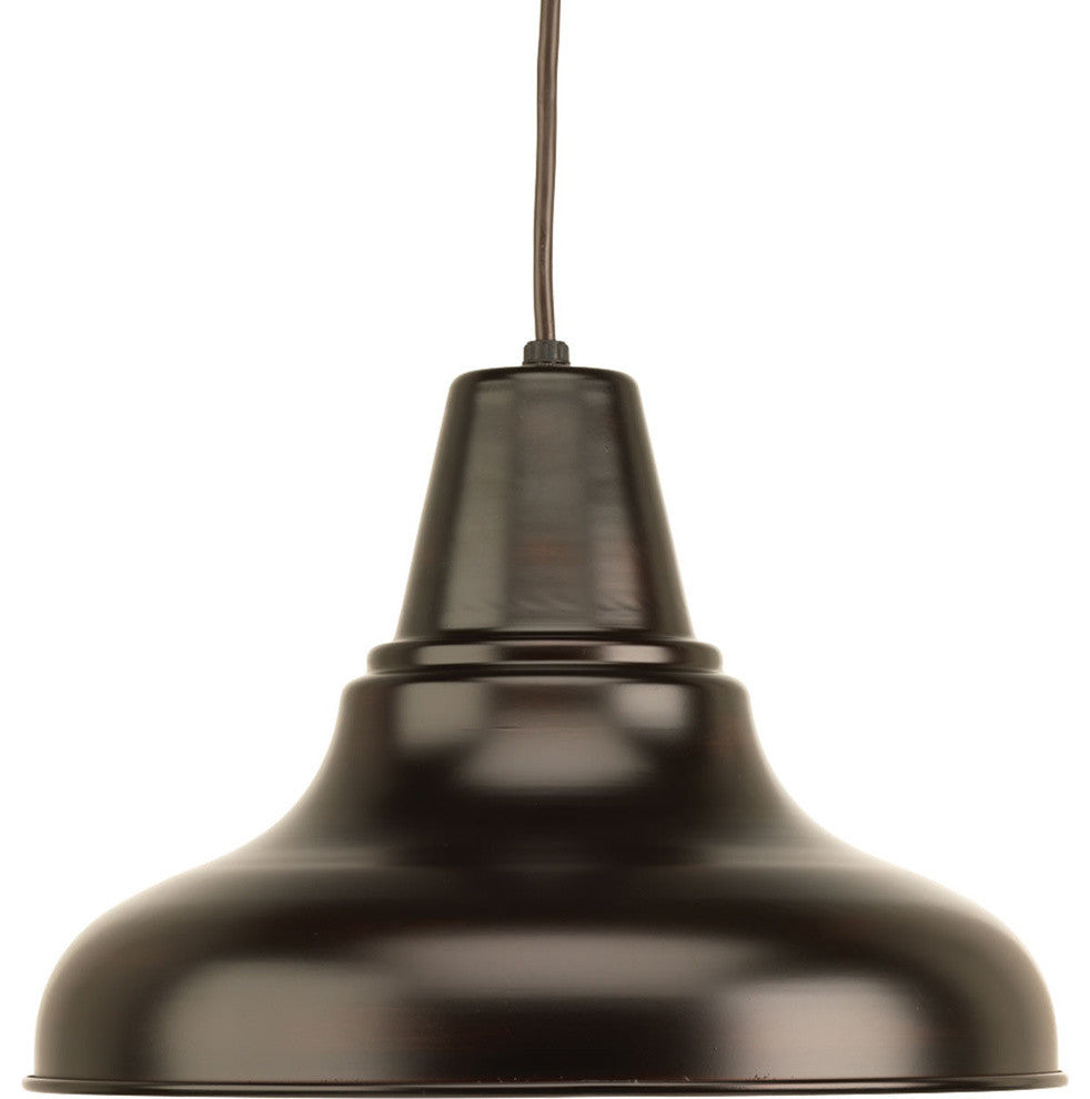 1-Light Large Hanging Lantern, Antique Bronze