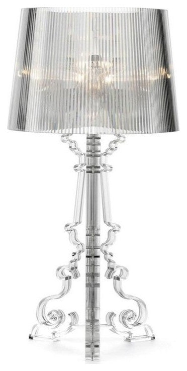 Cherry Baroque Style Base Table Lamp