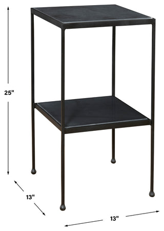 Uttermost 25253 Sherwood Square Marble Accent Table