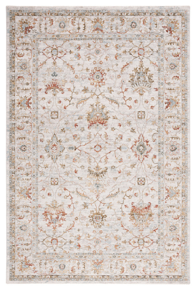 Safavieh Hamilton Collection HLT114A Rug, Ivory/Rust, 8' X 10'