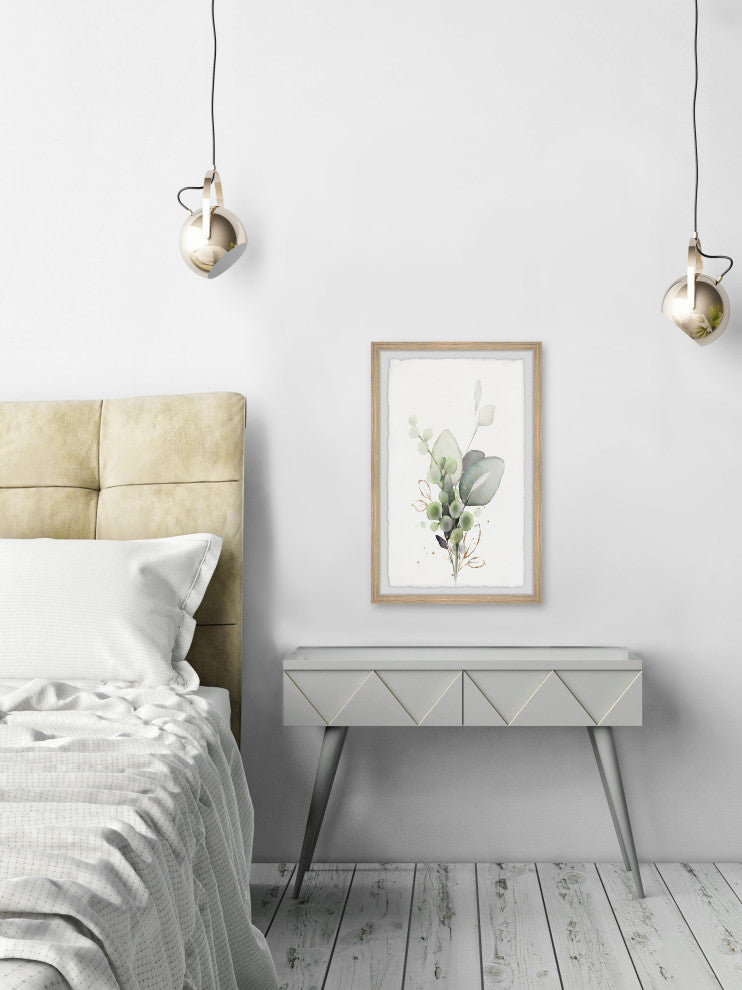 "Where Plants Bloom" Framed Painting Print, 30x45