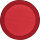 All Around 5'4" Round Area Rug, Color Red