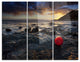 "Sunset at Livorno, Italy" Photography Metal Wall Art, 3 Panels, 36"x28"