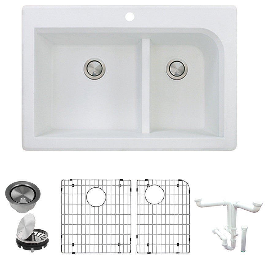 Radius Granite 33" Drop" Kitchen Sink Kit